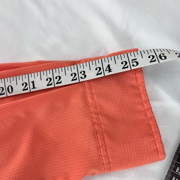 Columbia PFG Shirt Men L Orange Button Down Omni Shade Outdoors Fishing Camp - Picture 9 of 13